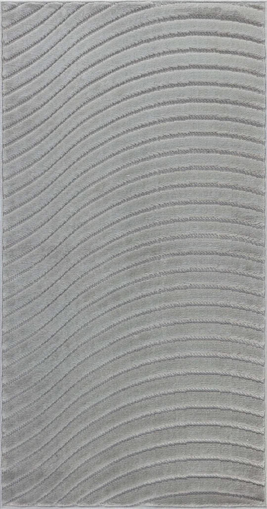 Tapis d'Intérieur/Extérieur Scandinave Moderne Gris  Kuta