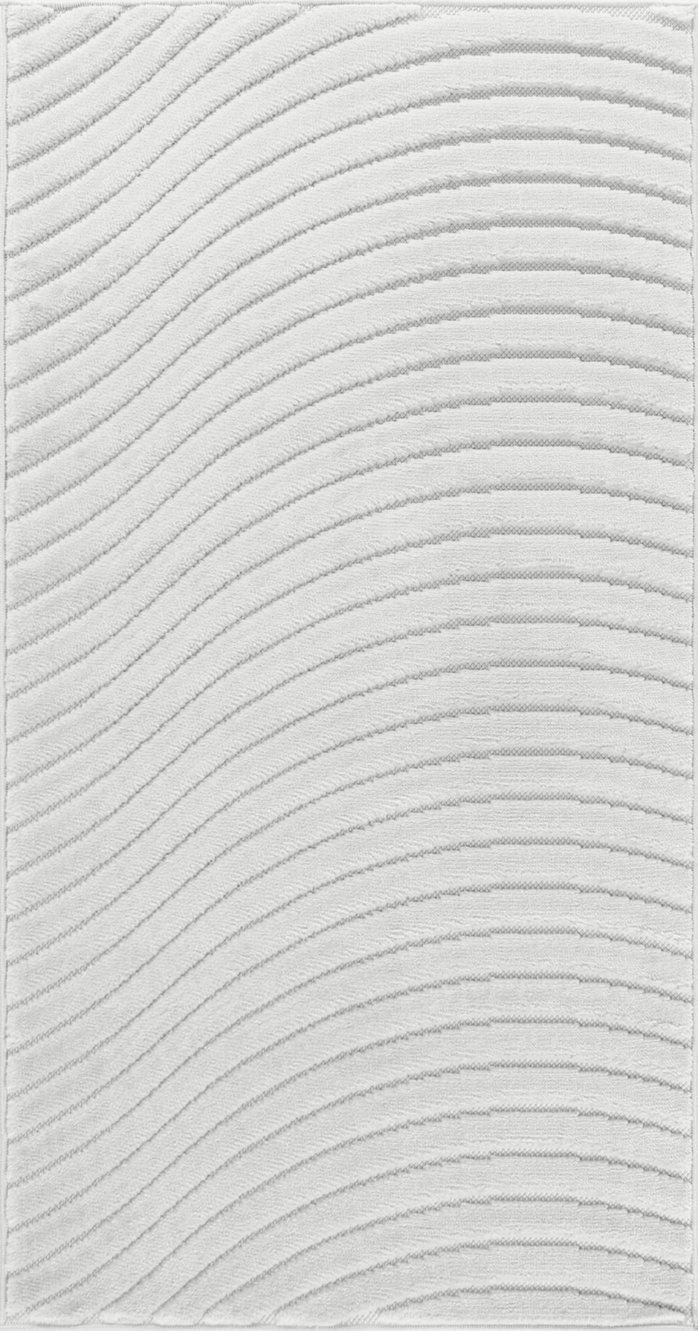 Tapis d'Intérieur/Extérieur Scandinave Moderne Blanc Kuta