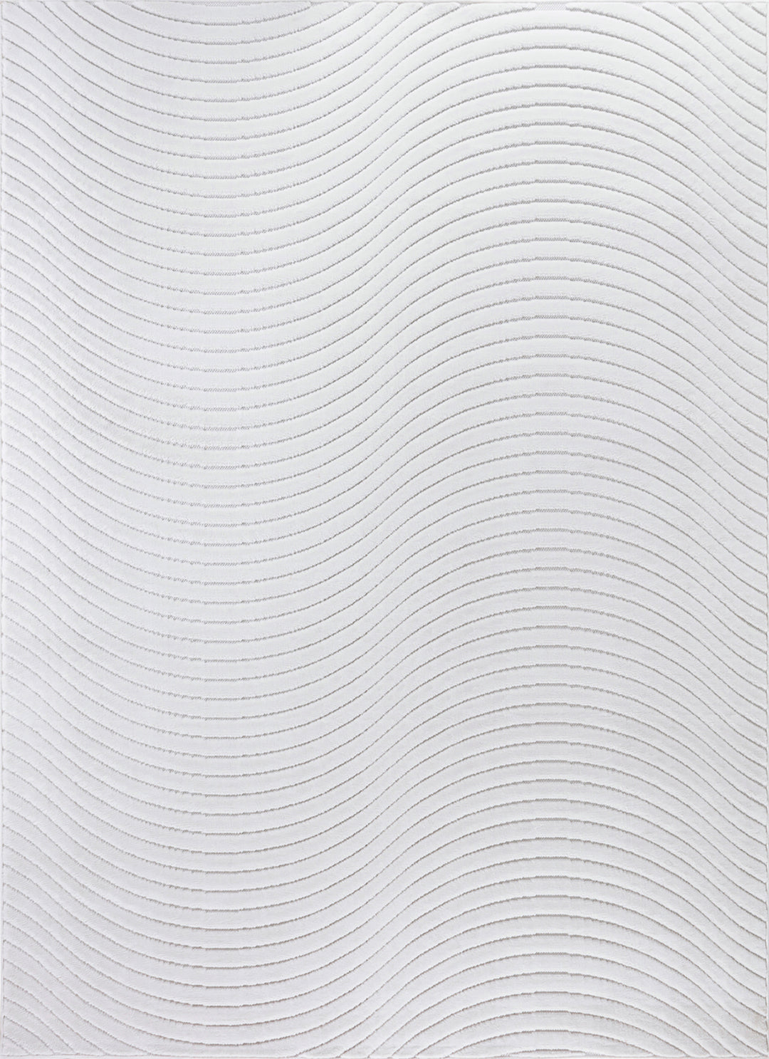 Tapis d'Intérieur/Extérieur Scandinave Moderne Blanc Kuta