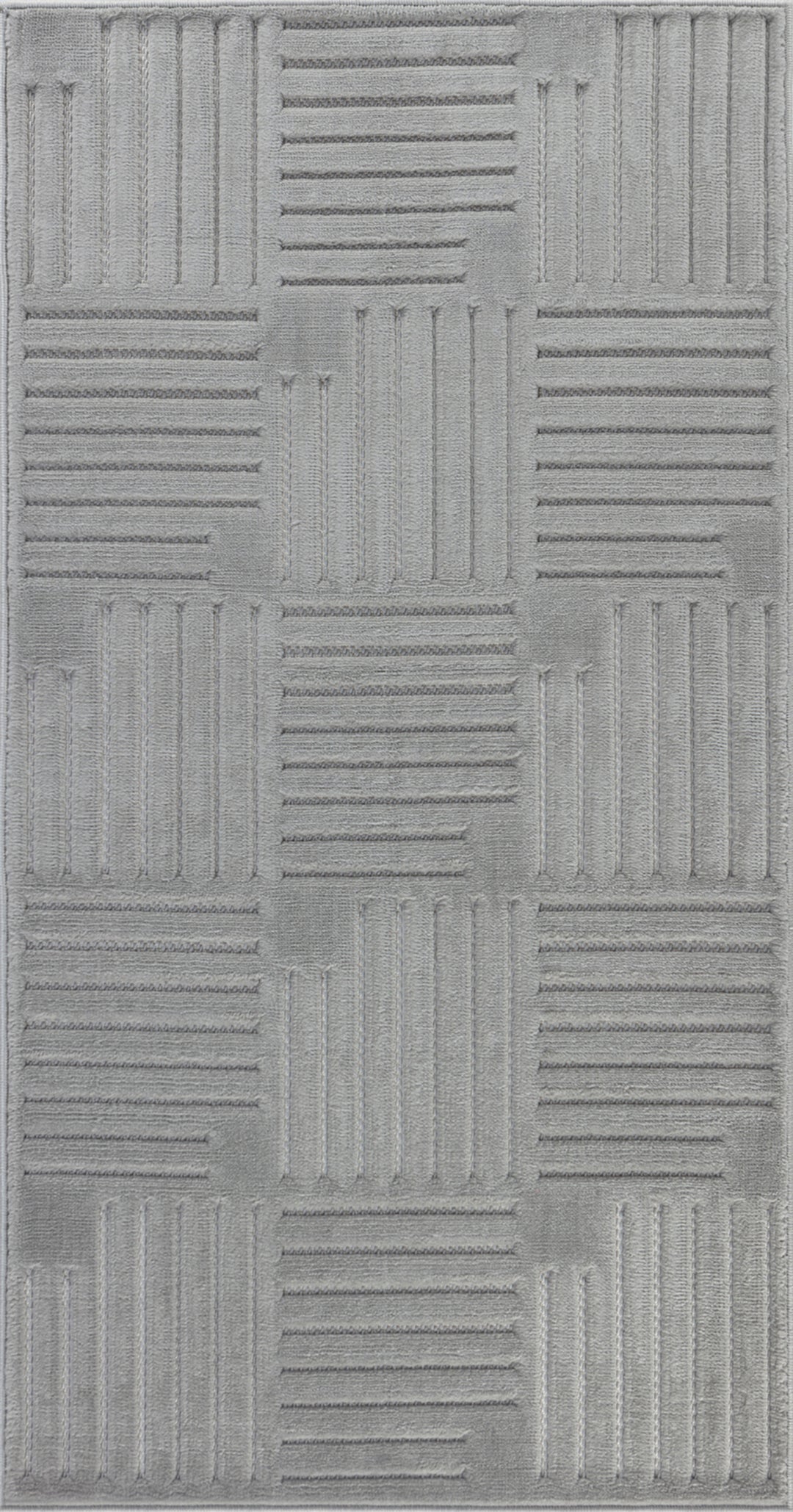 Tapis d'Intérieur/Extérieur Scandinave Moderne Gris  Curico