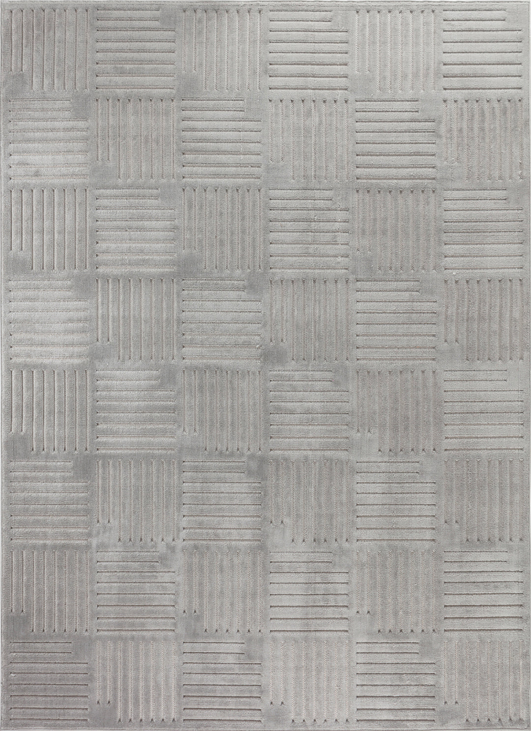 Tapis d'Intérieur/Extérieur Scandinave Moderne Gris  Curico