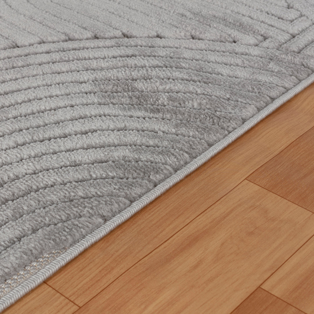 Tapis d'Intérieur/Extérieur Scandinave Moderne Gris  Guiza