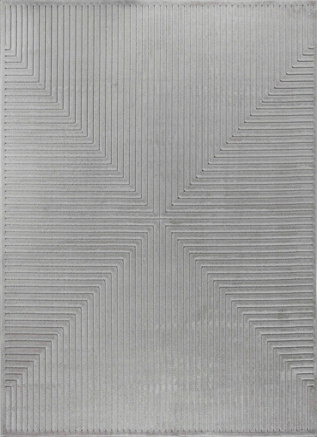 Tapis d'Intérieur/Extérieur Scandinave Moderne Gris 6 Rockford