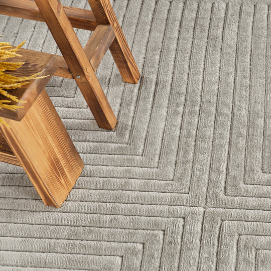 Tapis d'Intérieur/Extérieur Scandinave Moderne Gris 6 Rockford