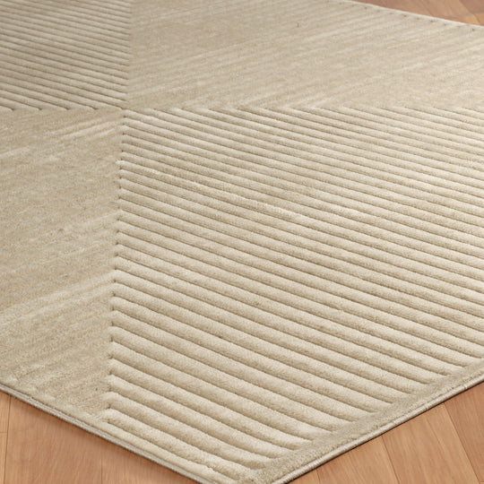 Tapis d'Intérieur/Extérieur Scandinave Moderne Beige 6 Rockford