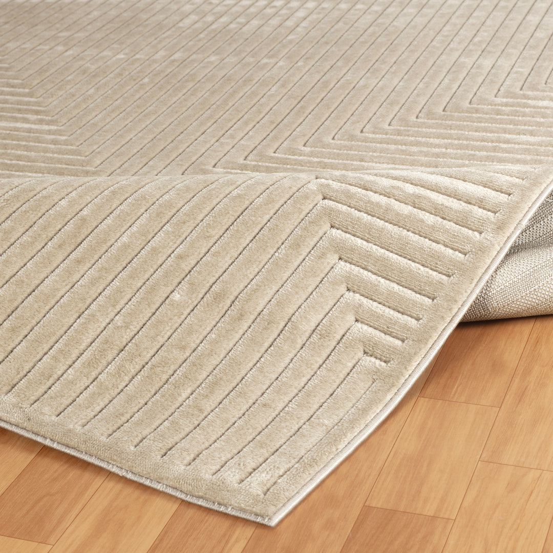 Tapis d'Intérieur/Extérieur Scandinave Moderne Beige 6 Rockford