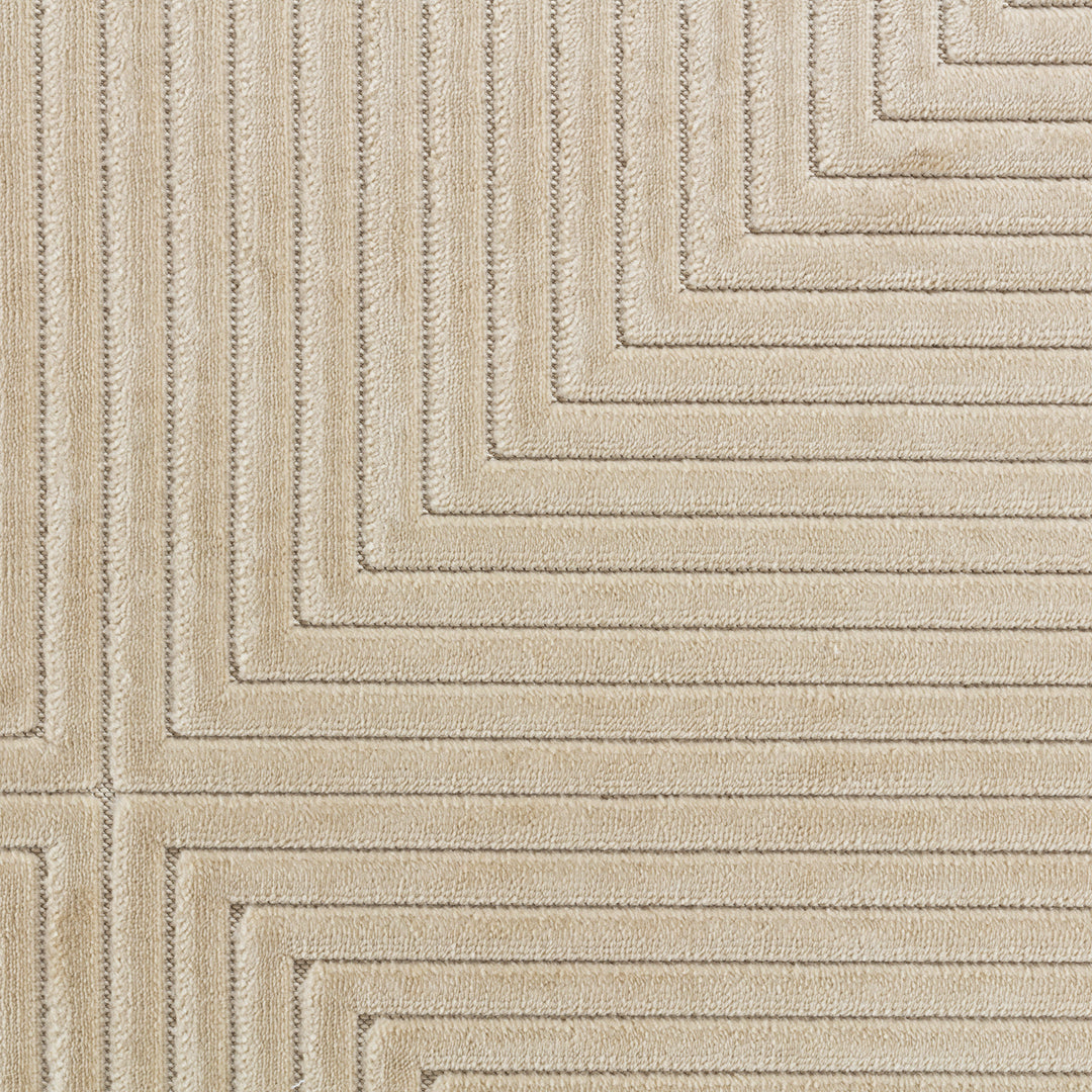 Tapis d'Intérieur/Extérieur Scandinave Moderne Beige 6 Rockford