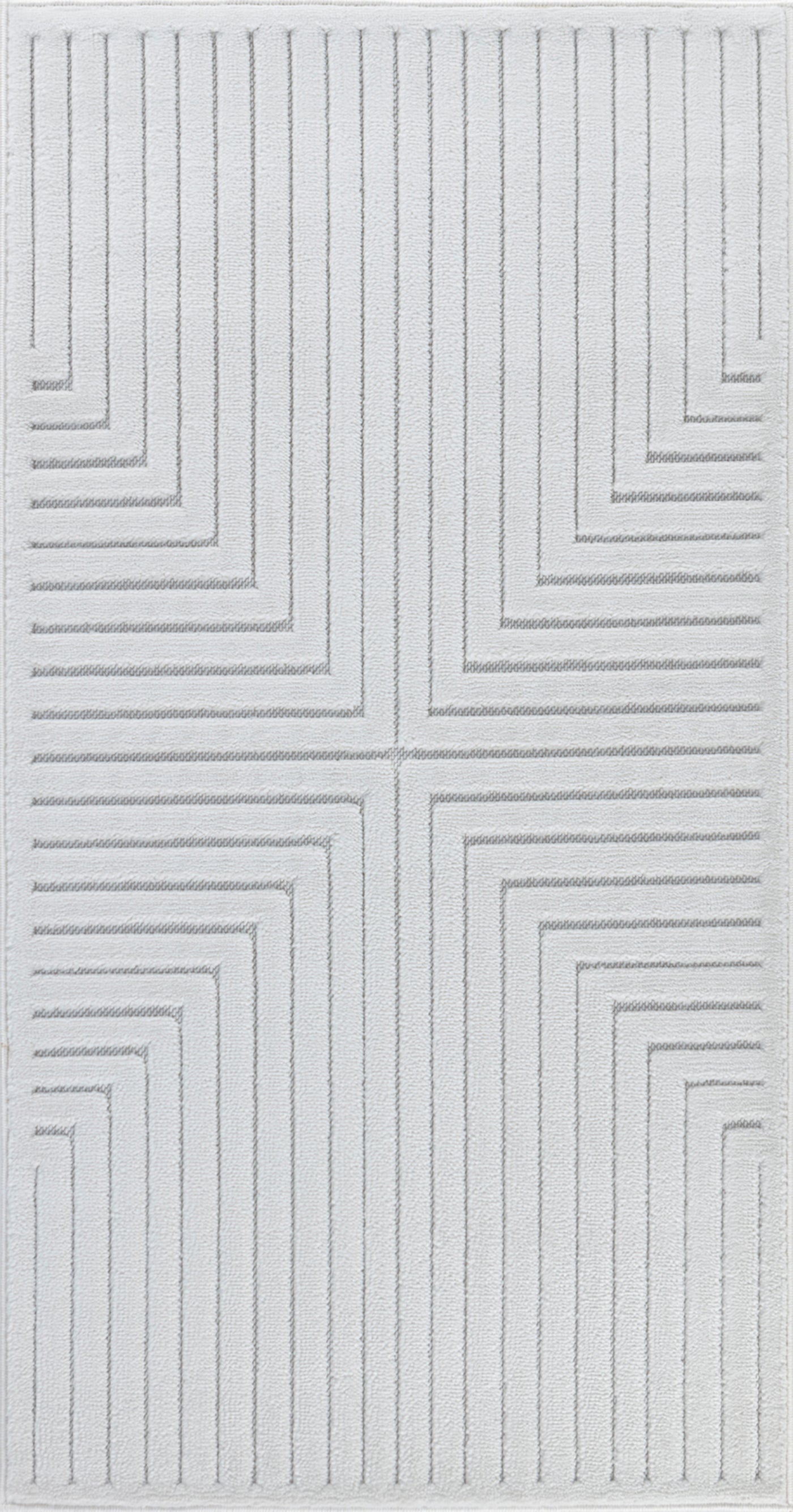 Tapis d'Intérieur/Extérieur Scandinave Moderne Blanc 7 Rockford