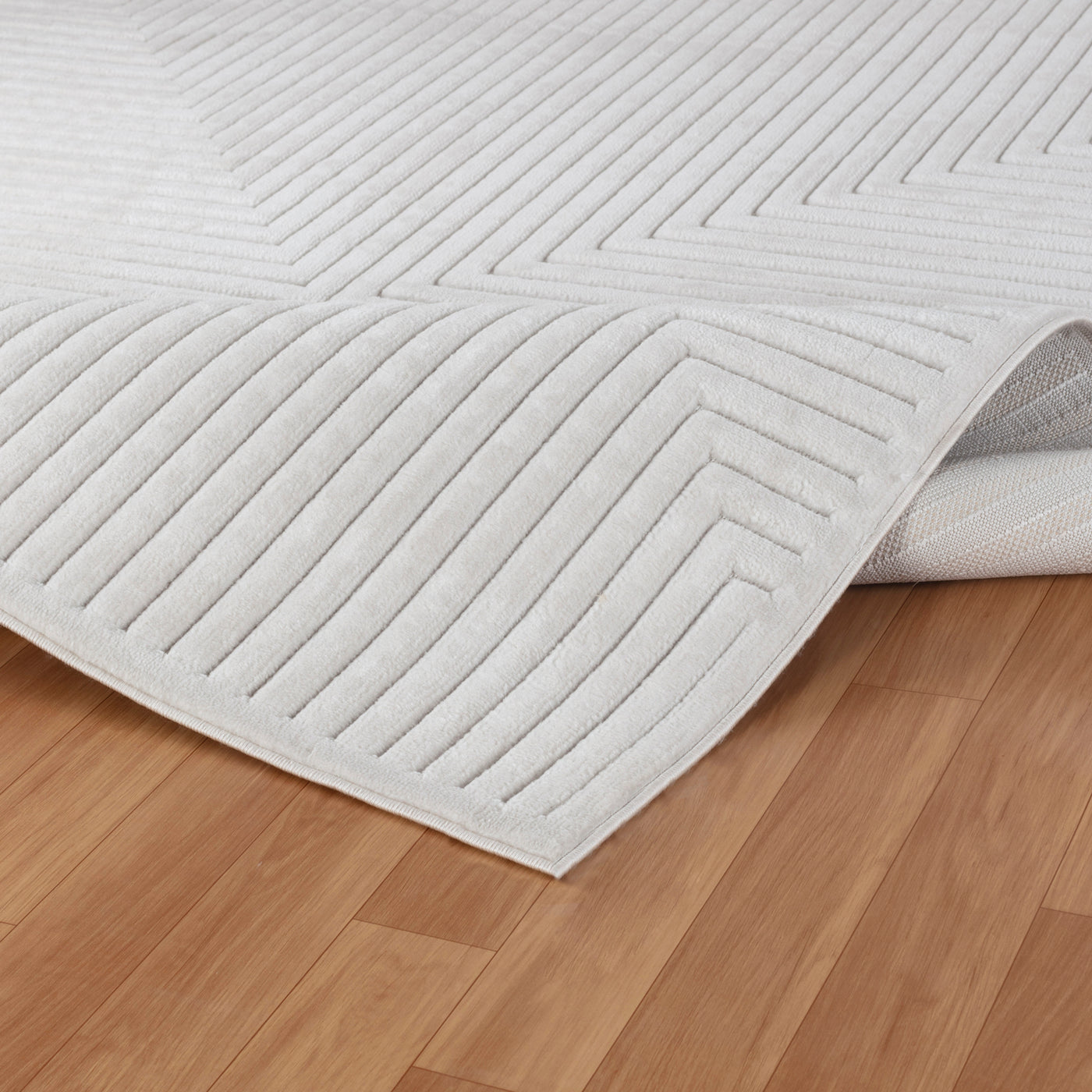 Tapis d'Intérieur/Extérieur Scandinave Moderne Blanc 7 Rockford
