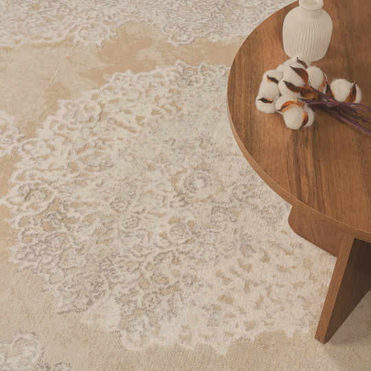 Tapis Vintage Oriental Beige/Gris Lockport