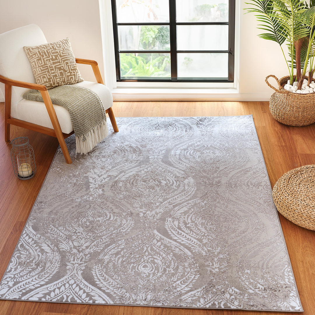 Tapis Vintage Oriental Beige/Gris Muncie