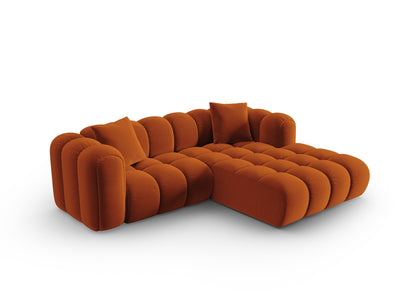 Canapé d'angle droit 3 places Maison Héritage Arden terracotta