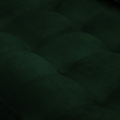 Canapé d'angle 4 places SANTO Milo Casa vert bouteille - Léger défaut