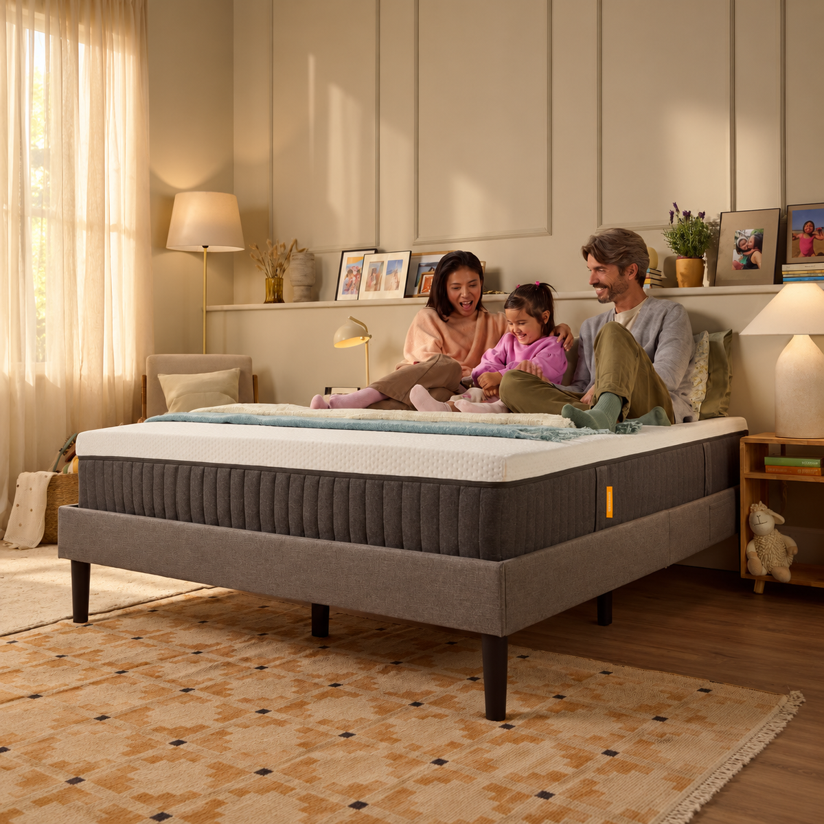 Matelas EMMA Original hybride à ressorts ensachés et mémoire de forme 25cm