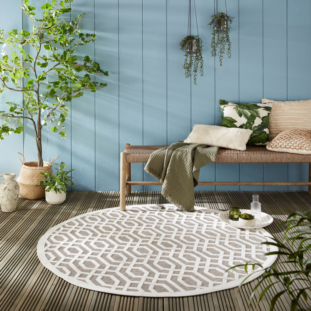 Tapis Extérieur Mataro rond 160x160cm