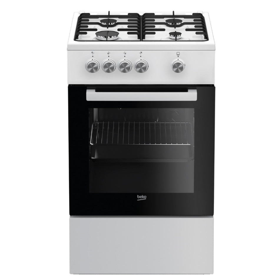 Cuisinière à gaz 4 foyers BEKO FSG52000DWC