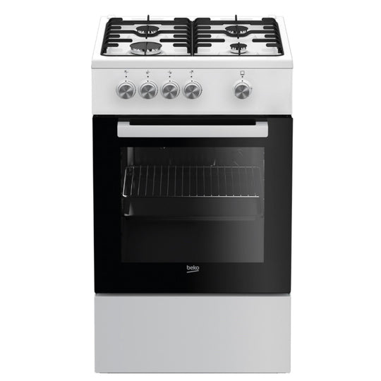 Cuisinière à gaz 4 foyers BEKO FSG52000DWC