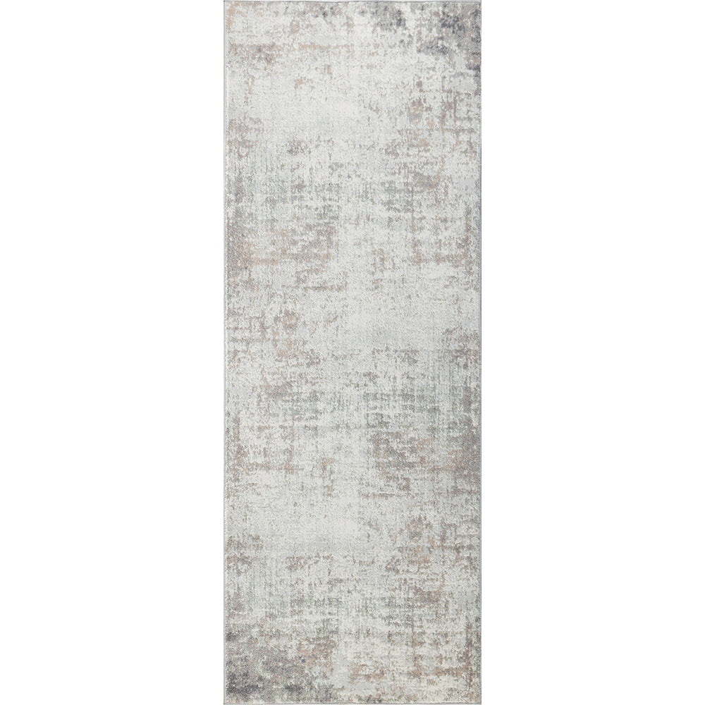 Tapis de Couloir Abstrait Utrecht Moderne Gris/Brun