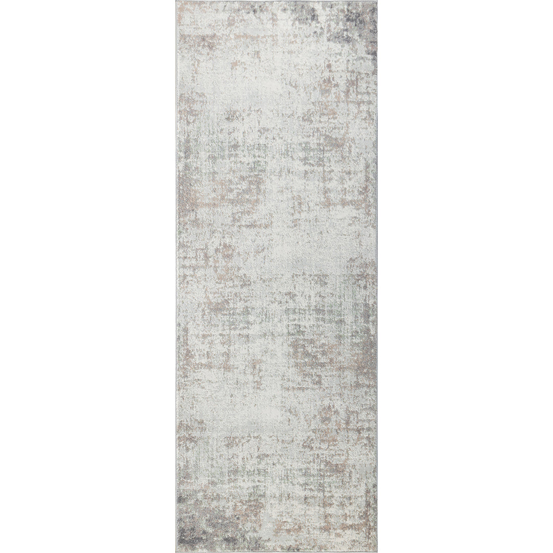 Tapis de Couloir Abstrait Utrecht Moderne Gris/Brun
