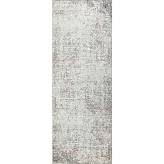 Tapis de Couloir Abstrait Utrecht Moderne Gris/Brun