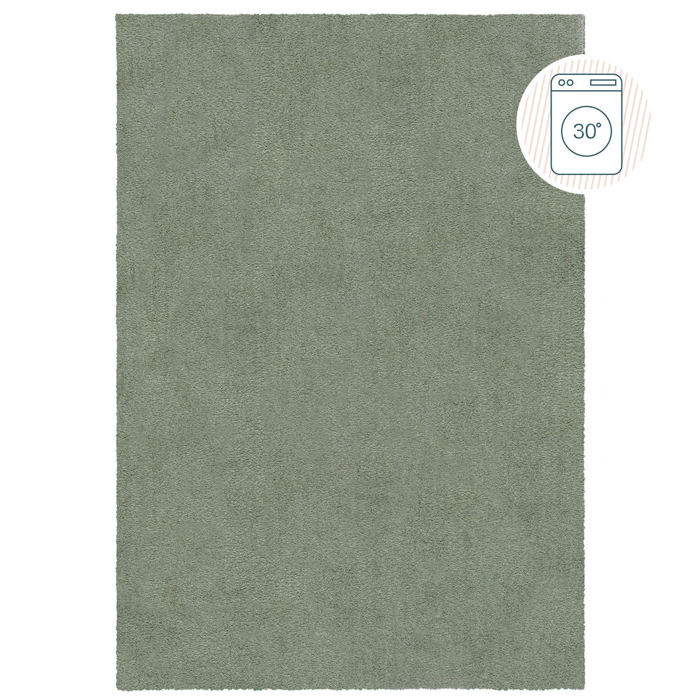 Tapis lavable shaggy