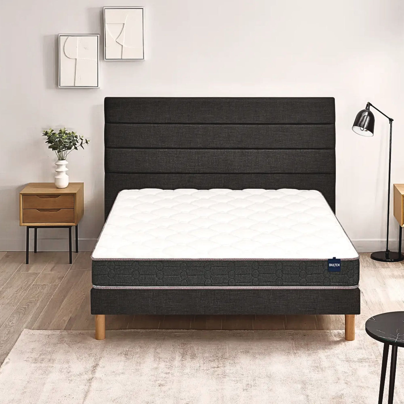 Sommier BULTEX Vitality gris 140x200cm