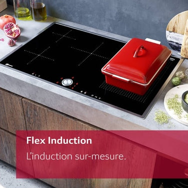 Plaque à induction NEFF T68FHV4L0 N70 Flex Induction 80 cm – 5 foyers – Noir