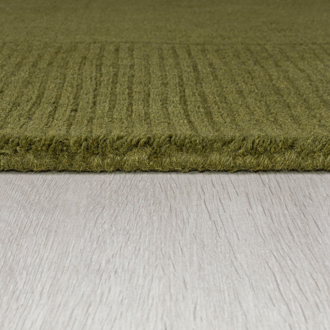 Tapis en laine Siena Vert Olive