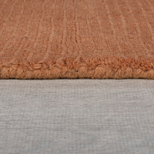 Tapis en laine Siena Terracotta