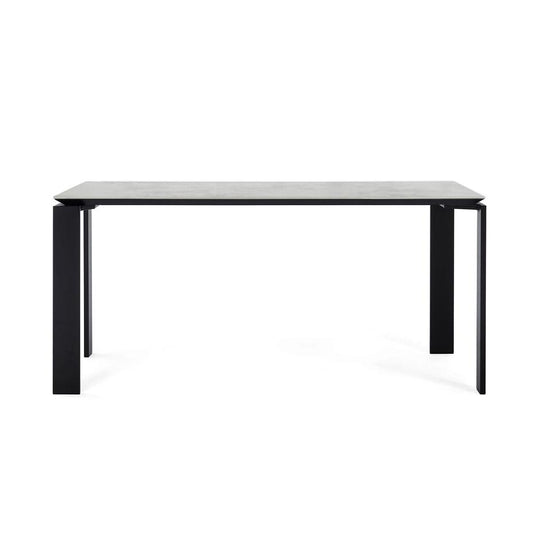 Table KARTELL Four Ceramic marbre symphonie et noir 158x79xH73cm