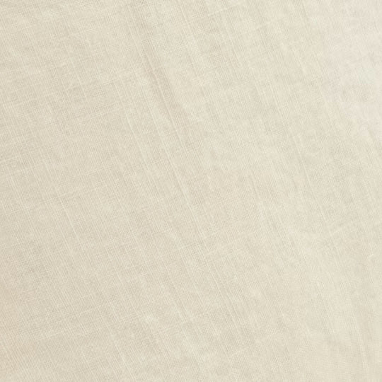 Petit pouf KIPLI Palm en lin écru