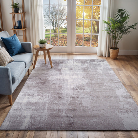 Tapis Abstrait Moderne Gris/Taupe Helsinki