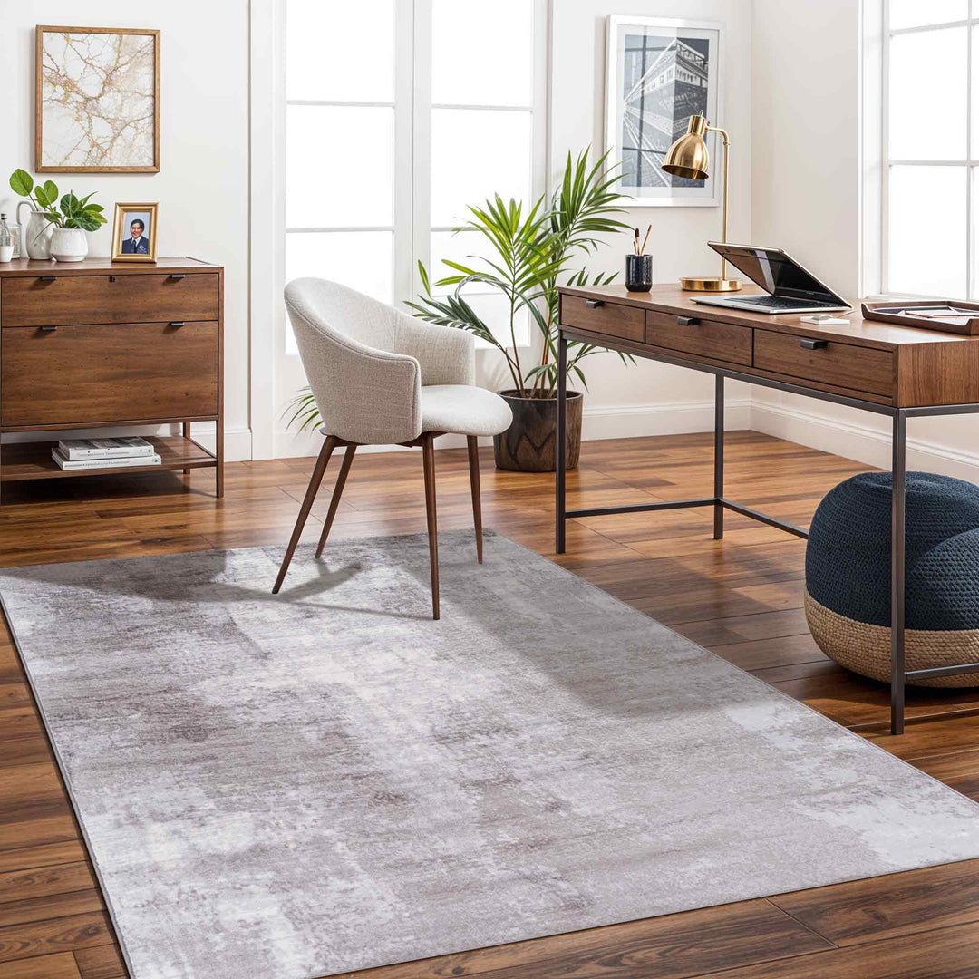 Tapis Abstrait Moderne Gris/Taupe Helsinki