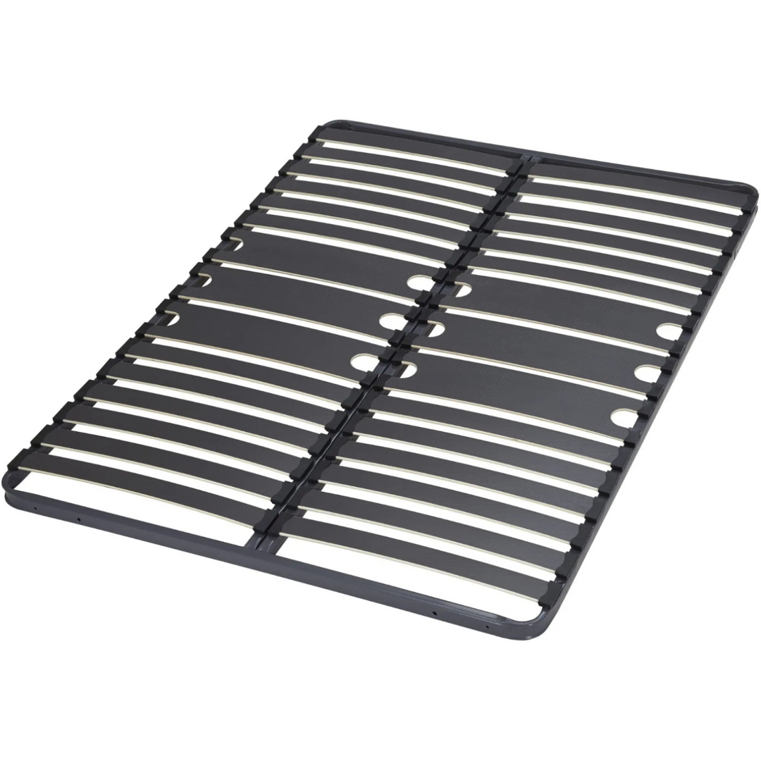 Sommier EBAC 140x190cm cadre en métal et 30 lattes bois