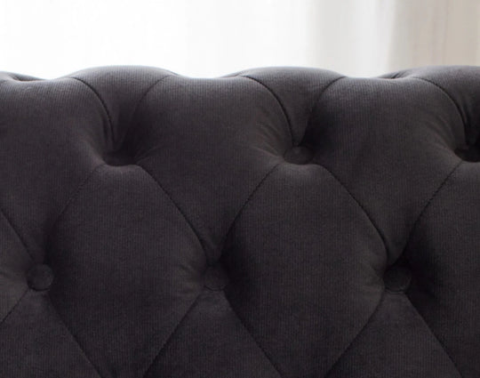 Canapé BESTMOBILIER William Chesterfield droit fixe