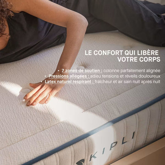 Matelas KIPLI Latex Naturel Premium 100x200cm