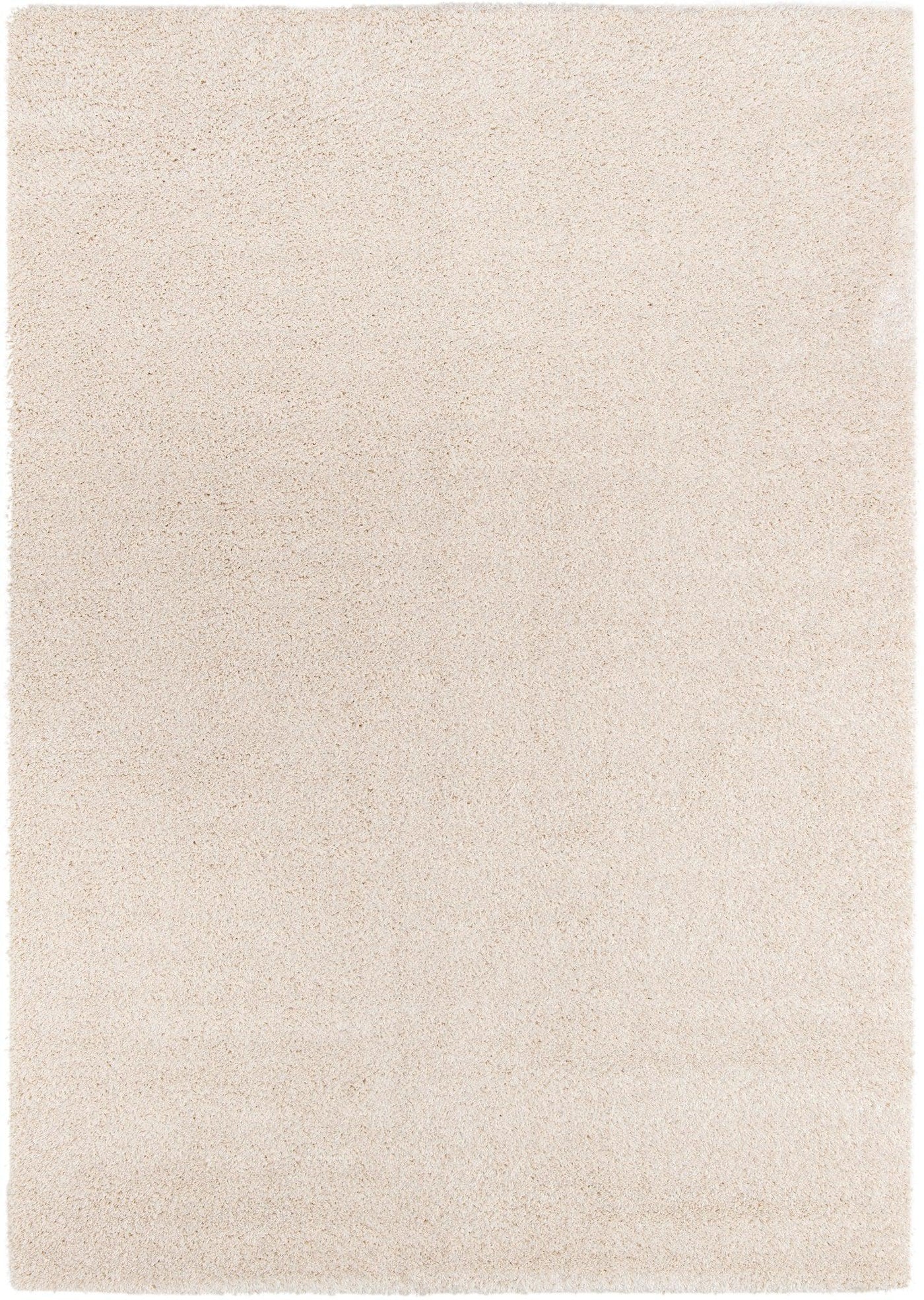 Tapis shaggy epais creme