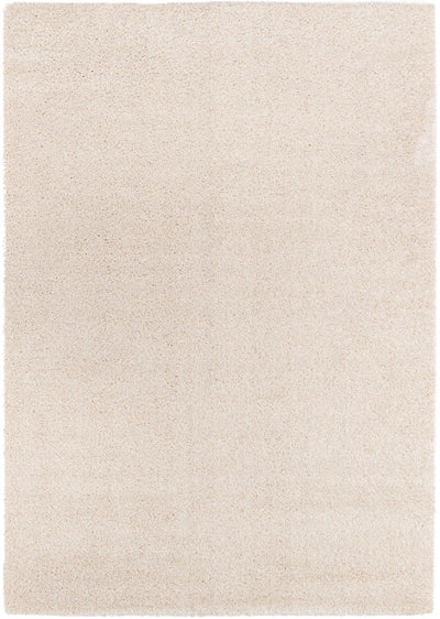 Tapis shaggy epais creme