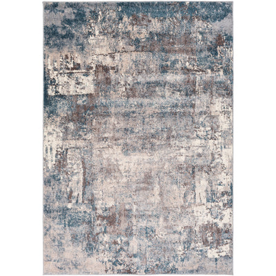 Tapis Abstrait Moderne Bleu/Gris Miami