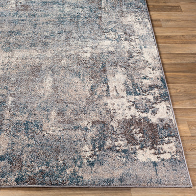 Tapis Abstrait Moderne Bleu/Gris Miami