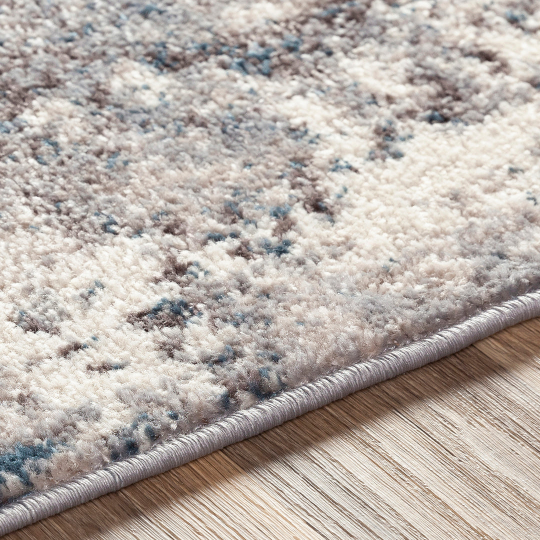 Tapis Abstrait Moderne Bleu/Gris Miami