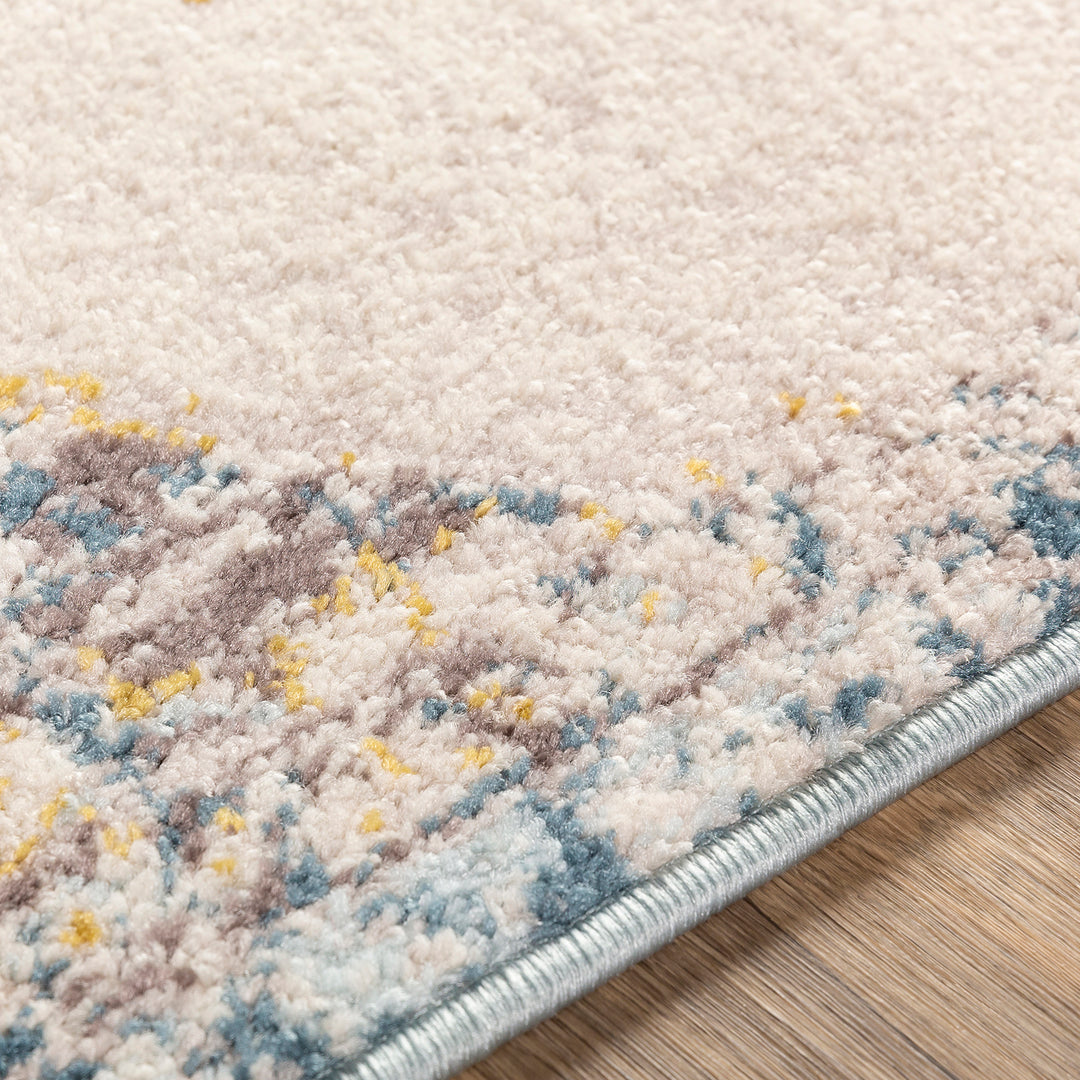 Tapis Vintage Oriental Gris/Jaune Agra