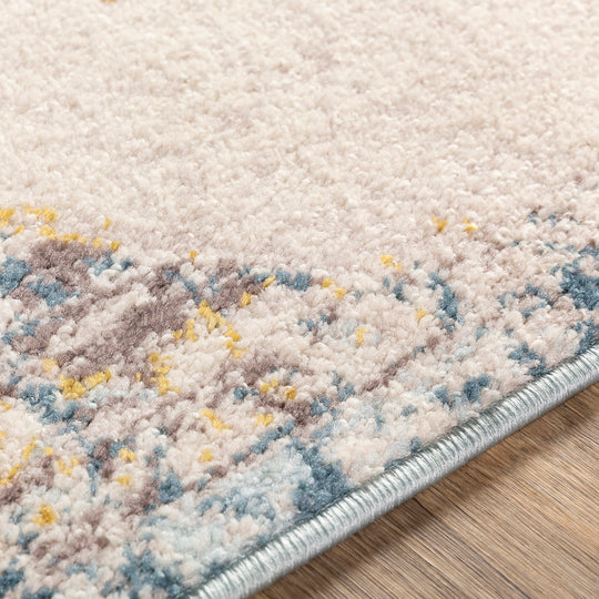Tapis Vintage Oriental Gris/Jaune Agra