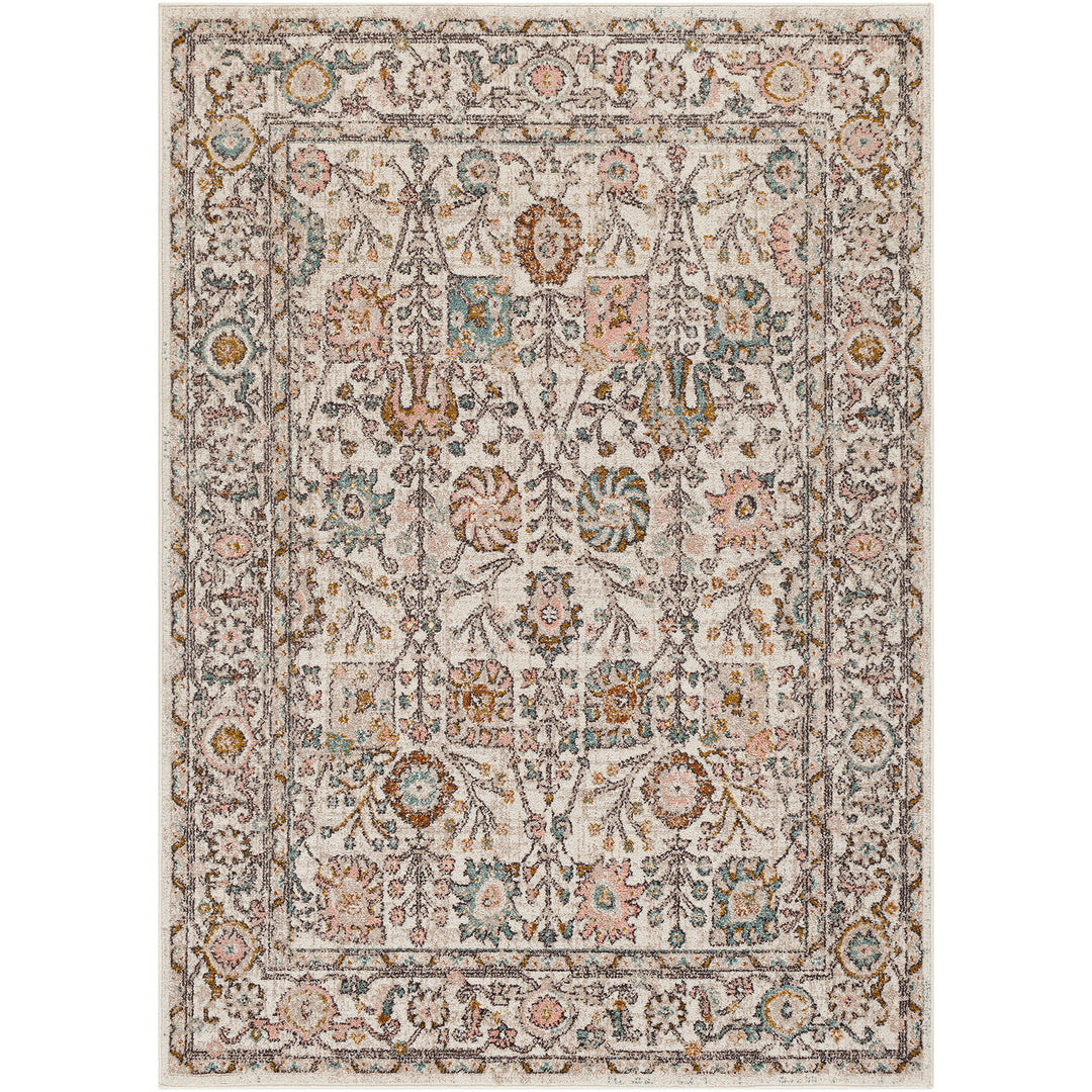 Tapis Vintage Wcklow Oriental Rose/Blanc