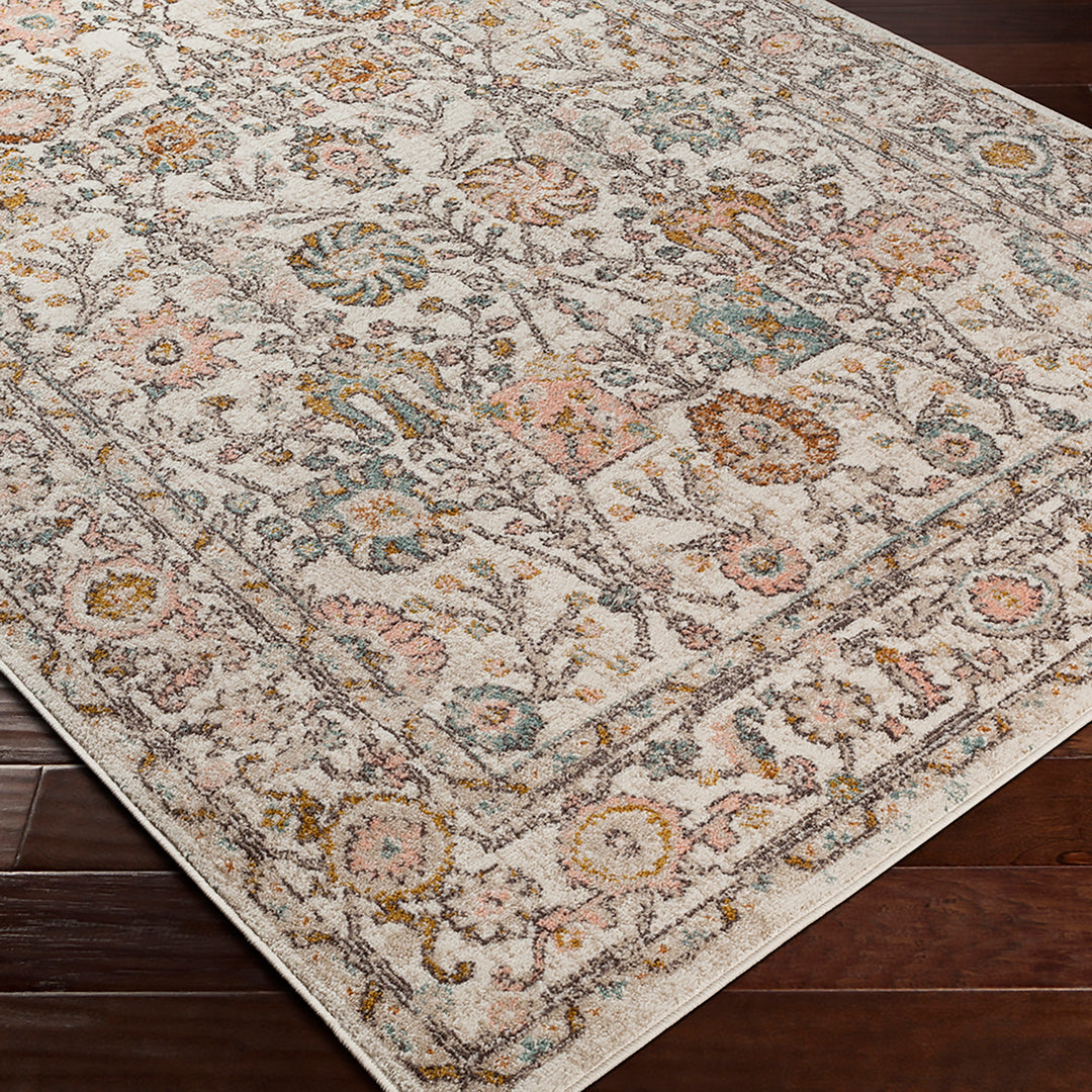 Tapis Vintage Wcklow Oriental Rose/Blanc