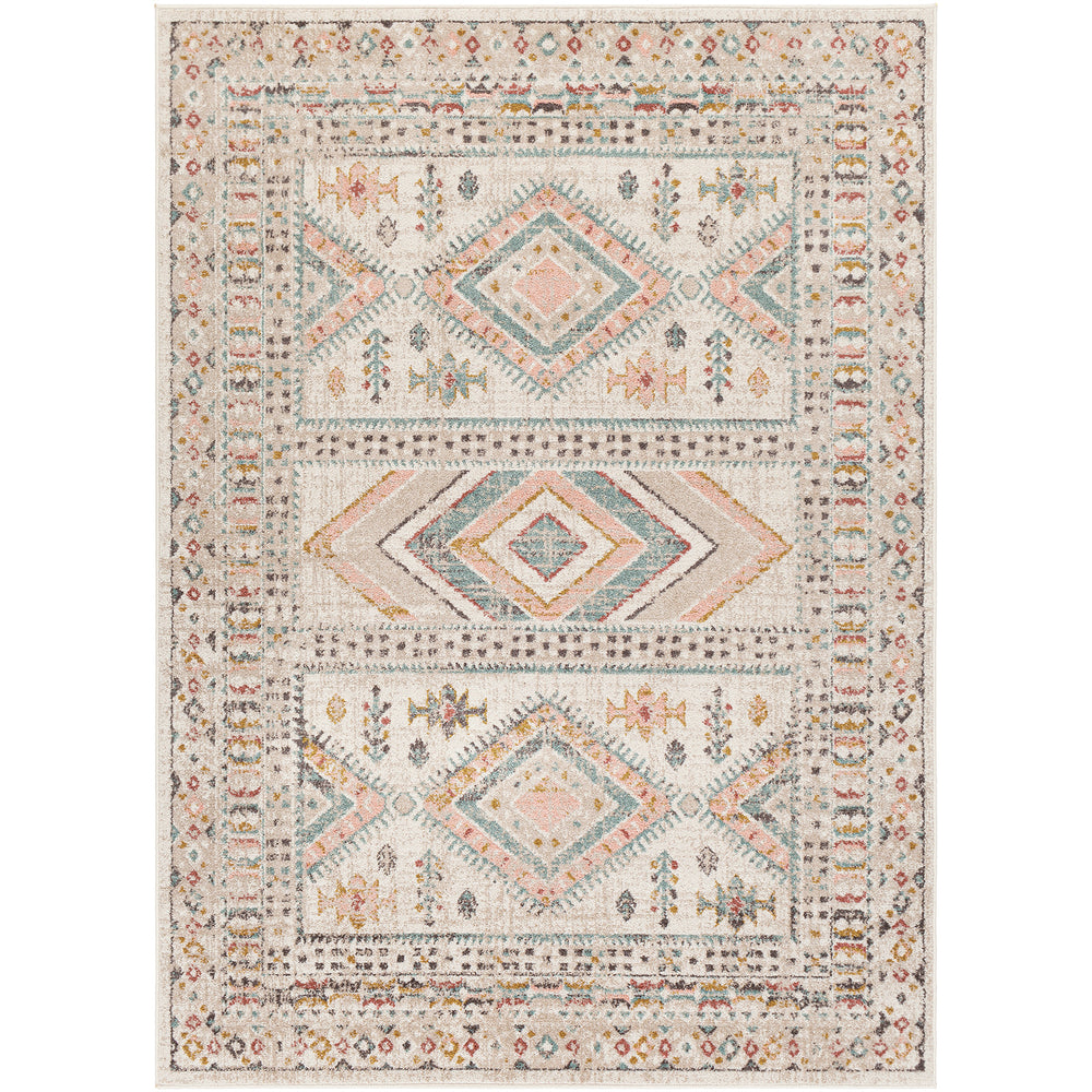 Tapis Scandinave Bohème Multicolore/Rose Jaipur