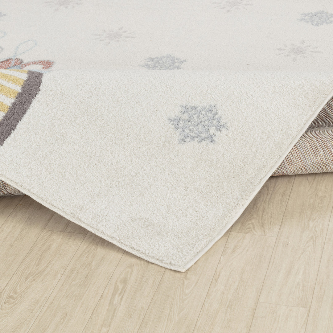 Tapis Enfant Caribou Multicolore/Bleu Boone