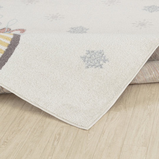 Tapis Enfant Caribou Multicolore/Bleu Boone