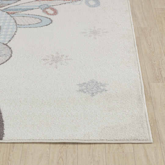 Tapis Enfant Caribou Multicolore/Bleu Boone