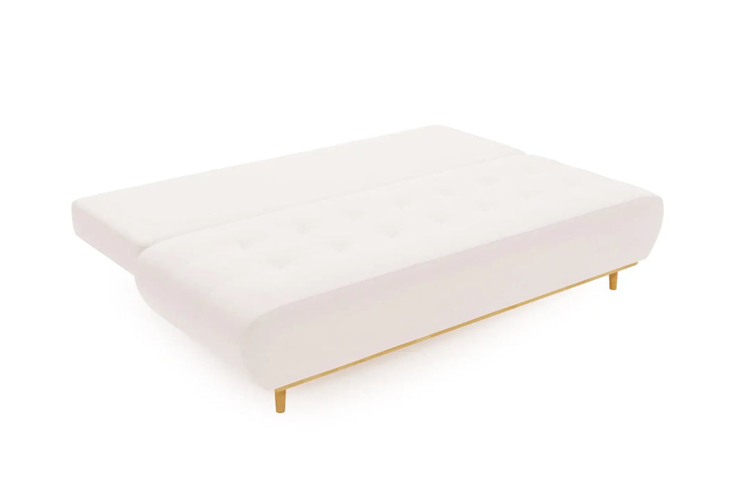 Canapé velours CASANOVA Amaro beige — photo produit